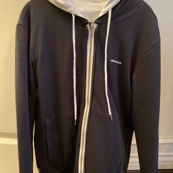 Reversible Armani Jeans Hoodie - Picture 2 of 12